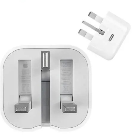آداپتور 20 وات اورجینال آیفون همراه با کابل لایتنینگ اصل +ساعت هوشمند هدیه رایگان+یکسال گارانتی