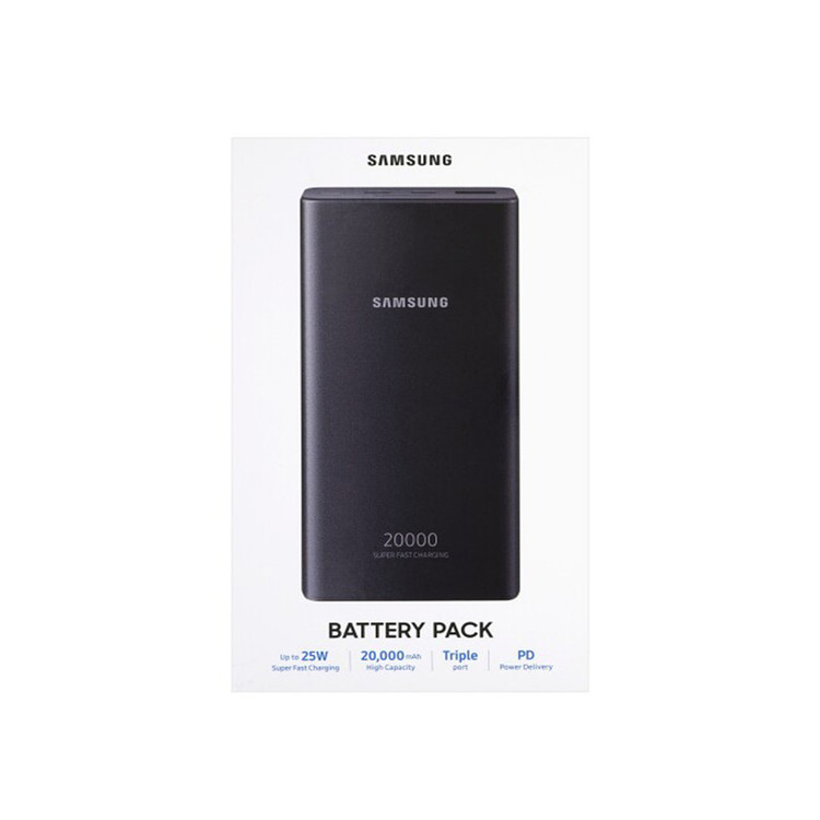 پاوربانک 25 وات سامسونگ مدل EB-P5300 ظرفیت 20000 میلیآمپرساعت + یکسال گارانتی +کابل تایپ C یک متری هدیه رایگان