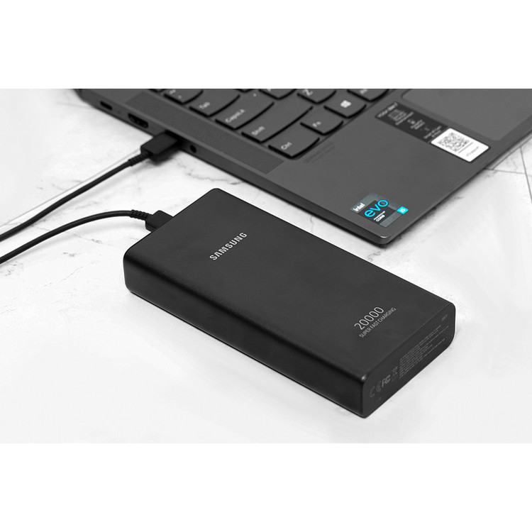 پاوربانک 25 وات سامسونگ مدل EB-P5300 ظرفیت 20000 میلیآمپرساعت + یکسال گارانتی +کابل تایپ C یک متری هدیه رایگان