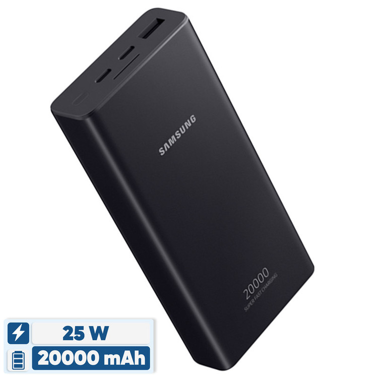 پاوربانک 25 وات سامسونگ مدل EB-P5300 ظرفیت 20000 میلیآمپرساعت + یکسال گارانتی +کابل تایپ C یک متری هدیه رایگان
