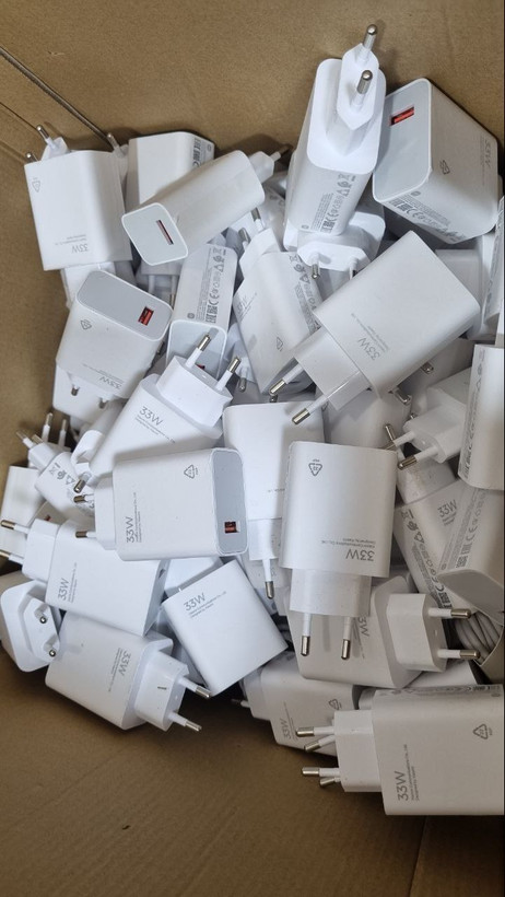 شارژر دیواری 33 وات اصل و سرکارتنی+کابل