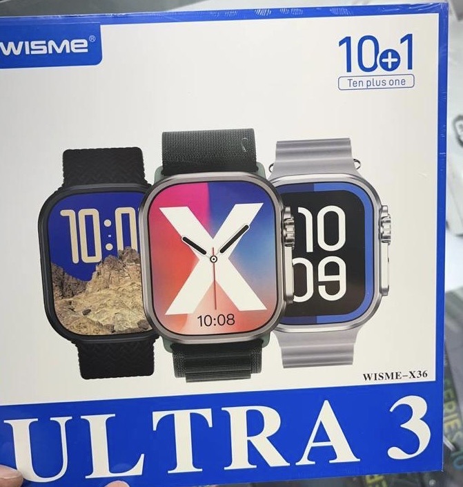 ساعت هوشمند WISME مدل X36 Ultra3 فوق العاده شیک‌و‌جذاب 10 بند