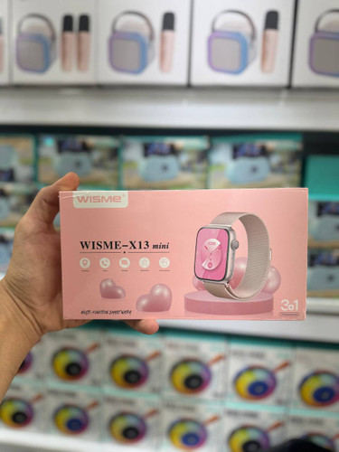 ساعت هوشمند دخترانه WISME-x13 mini با طراحی و کیفیت فوق العاده( رنگ بدنه مشکی)
