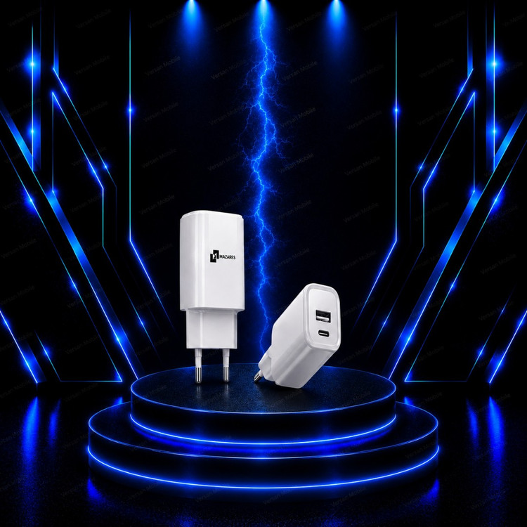 شارژر دیواری مازارس اصل مدل CH-44 دو پورت 20 وات