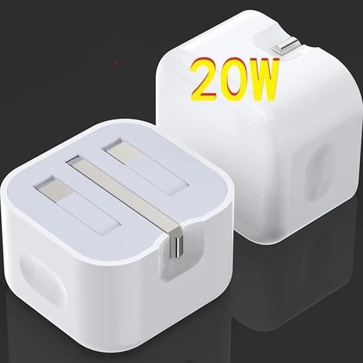 آداپتور 3 پین آیفون خاص گوشی 12 و 12 پرومکس 20 وات اصل به شرط تست jc + شش ماه گارانتی شرکتی